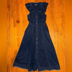 ANTHROPOLOGIE / PILCRO DENIM DRESS
